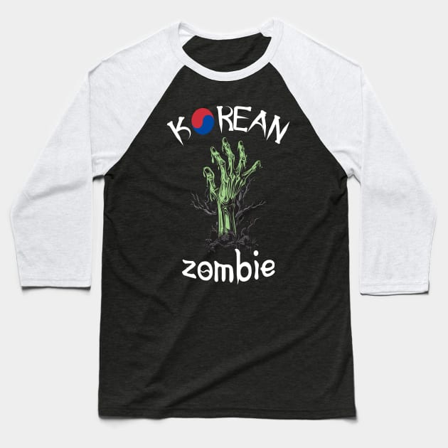 korean zombie Baseball T-Shirt by Yopi